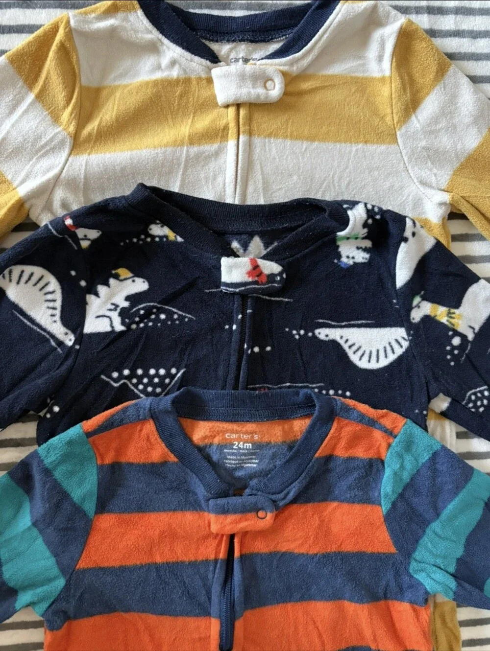 Carter's 24mo Boys Footed Pj Bundle